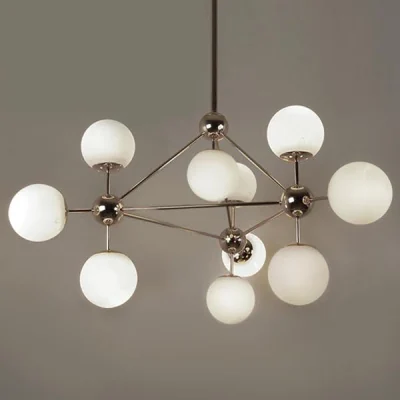 Люстра Modo Chandelier White Glass L10 ImperiumLoft