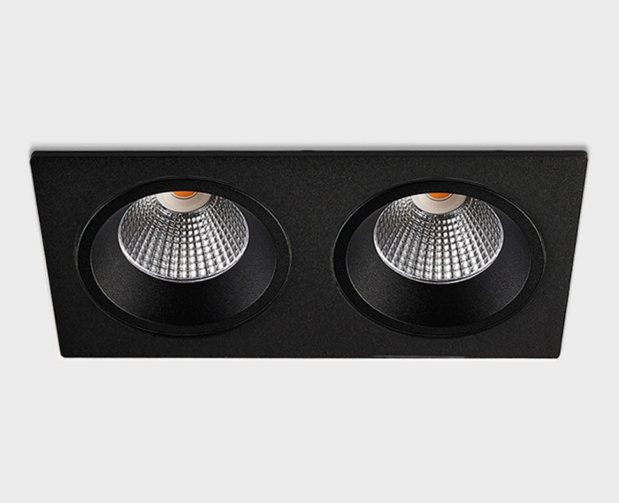 Встраиваемый светильник Italline IT08-8035 black 4000K