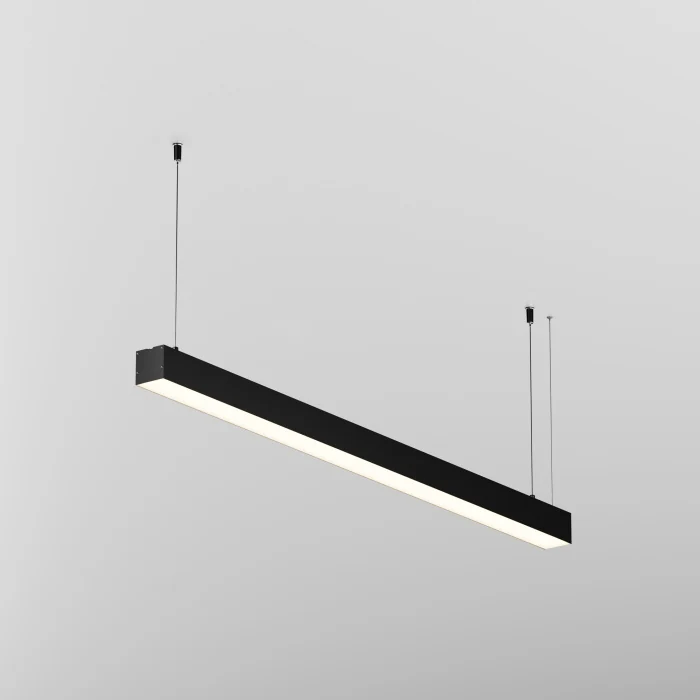 Линейный подвесной светильник Maytoni Technical 3000K 50x50 (Черный, 1 м) LL312027