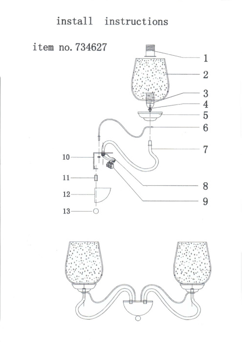 Бра BOLLA LIGHTSTAR 734627