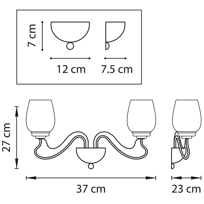 Бра BOLLA LIGHTSTAR 734627