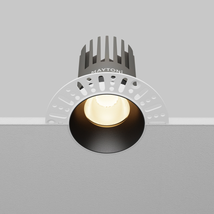 Встраиваемый светильник Maytoni Dip DL121-15W-3K-TRS-B