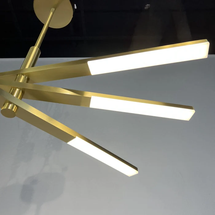 Потолочная люстра ORTON на 3 D96 Gold ImperiumLoft