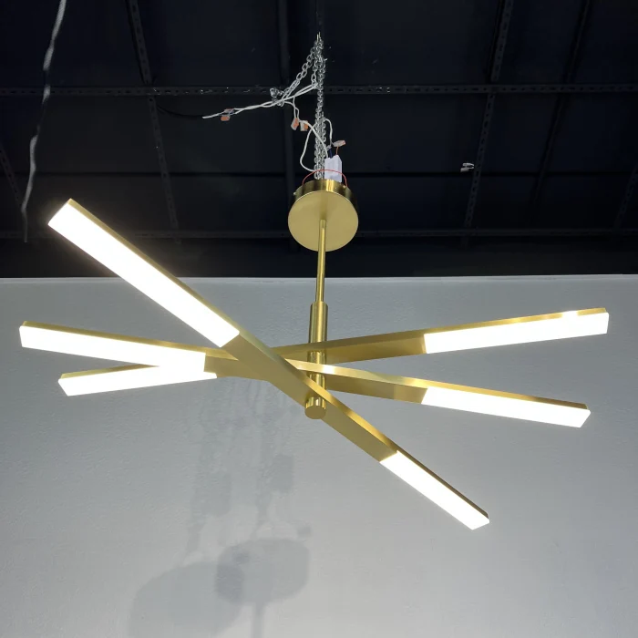 Потолочная люстра ORTON на 3 D96 Gold ImperiumLoft