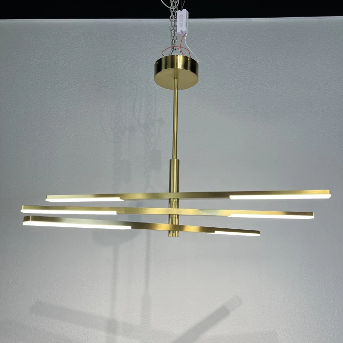 Потолочная люстра ORTON на 3 D96 Gold ImperiumLoft