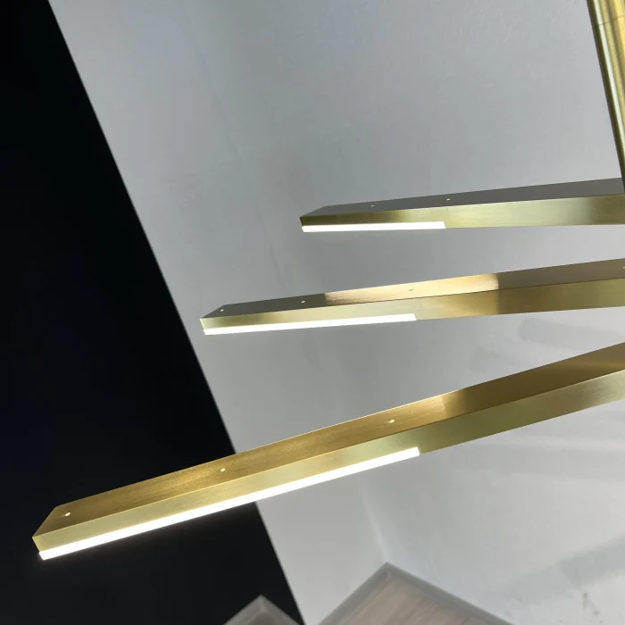 Потолочная люстра ORTON на 3 D96 Gold ImperiumLoft