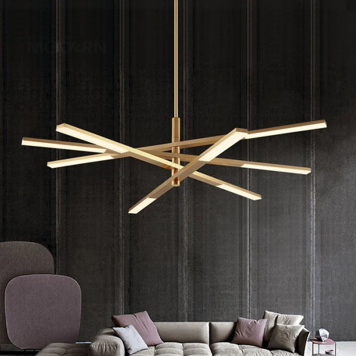 Потолочная люстра ORTON на 3 D96 Gold ImperiumLoft