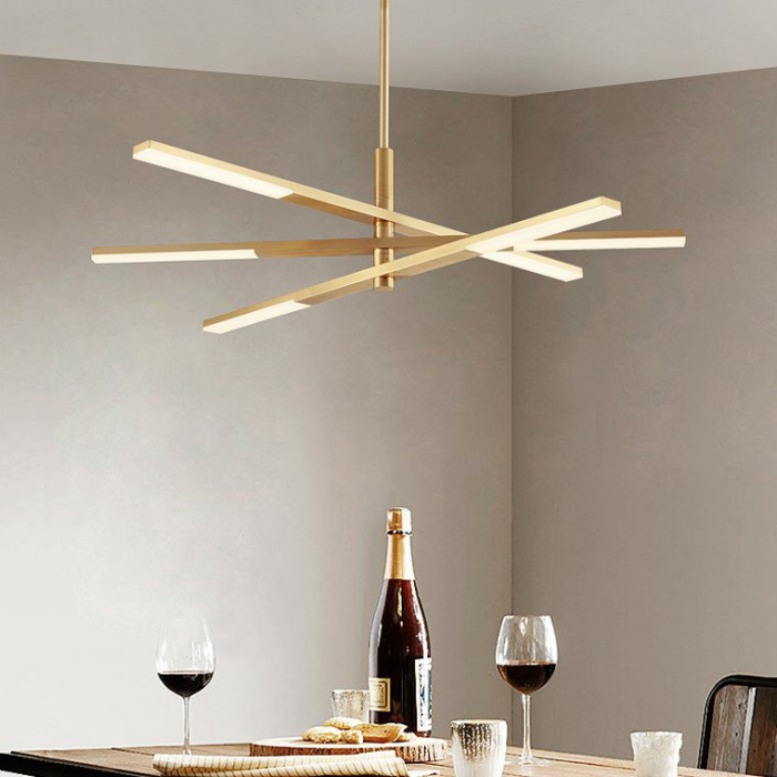 Потолочная люстра ORTON на 3 D96 Gold ImperiumLoft