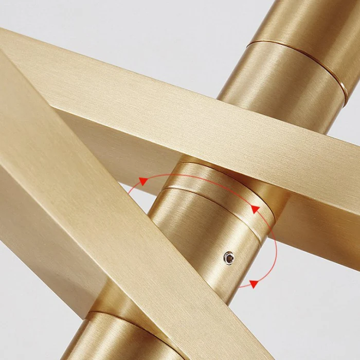 Потолочная люстра ORTON на 3 D96 Gold ImperiumLoft