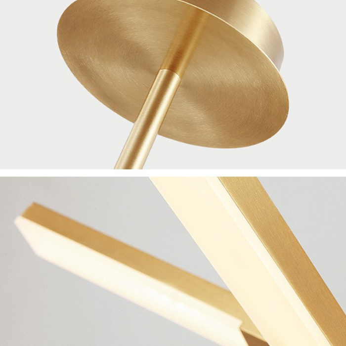 Потолочная люстра ORTON на 3 D96 Gold ImperiumLoft