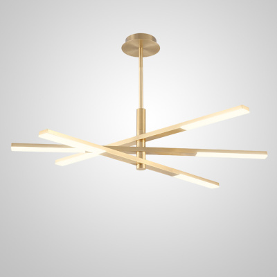 Потолочная люстра ORTON на 3 D96 Gold ImperiumLoft