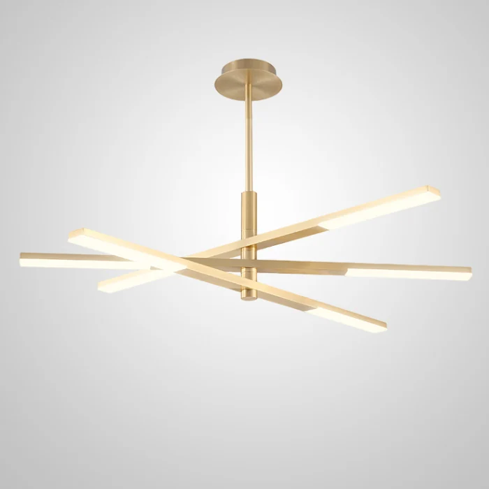 Потолочная люстра ORTON на 3 D96 Gold ImperiumLoft