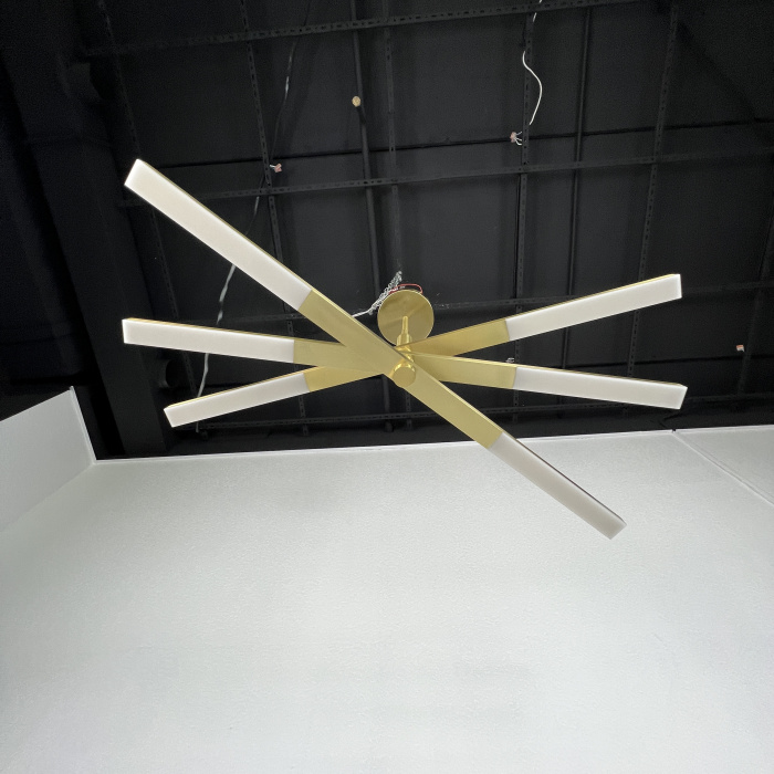 Потолочная люстра ORTON на 3 D96 Gold ImperiumLoft