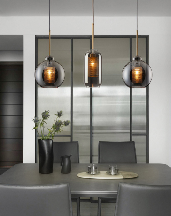 Подвесной светильник CATCH SMOKY D24 ImperiumLoft