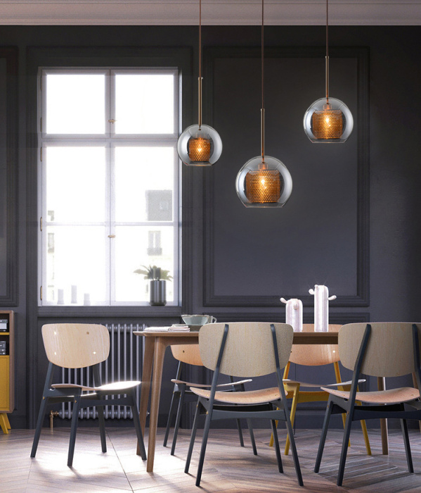 Подвесной светильник CATCH SMOKY D24 ImperiumLoft