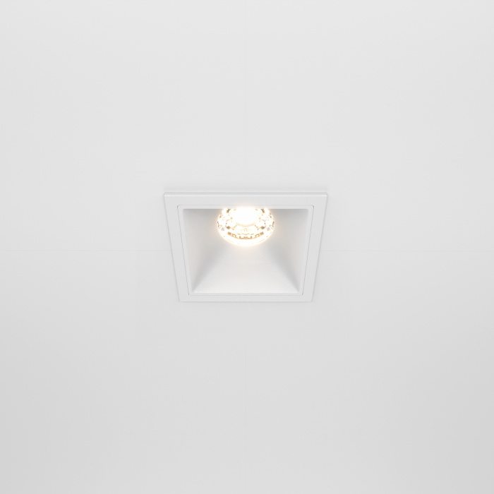 Встраиваемый светильник Maytoni Alfa LED DL043-01-10W3K-D-SQ-W