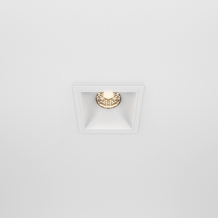 Встраиваемый светильник Maytoni Alfa LED DL043-01-10W3K-D-SQ-W