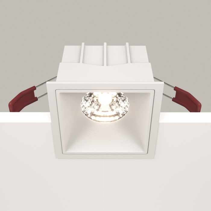 Встраиваемый светильник Maytoni Alfa LED DL043-01-15W4K-SQ-W