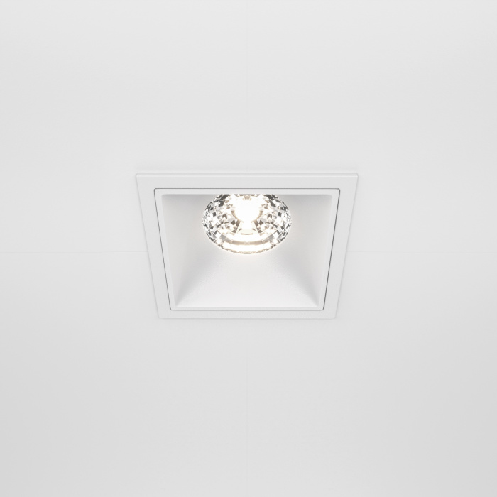 Встраиваемый светильник Maytoni Alfa LED DL043-01-15W4K-SQ-W