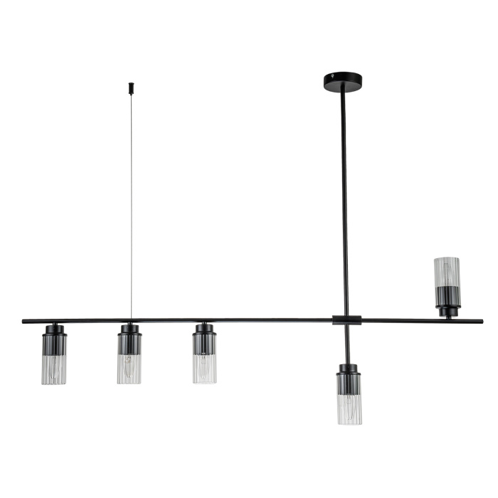Потолочная люстра на штанге REVERSE ESCADA 2100/5P Black