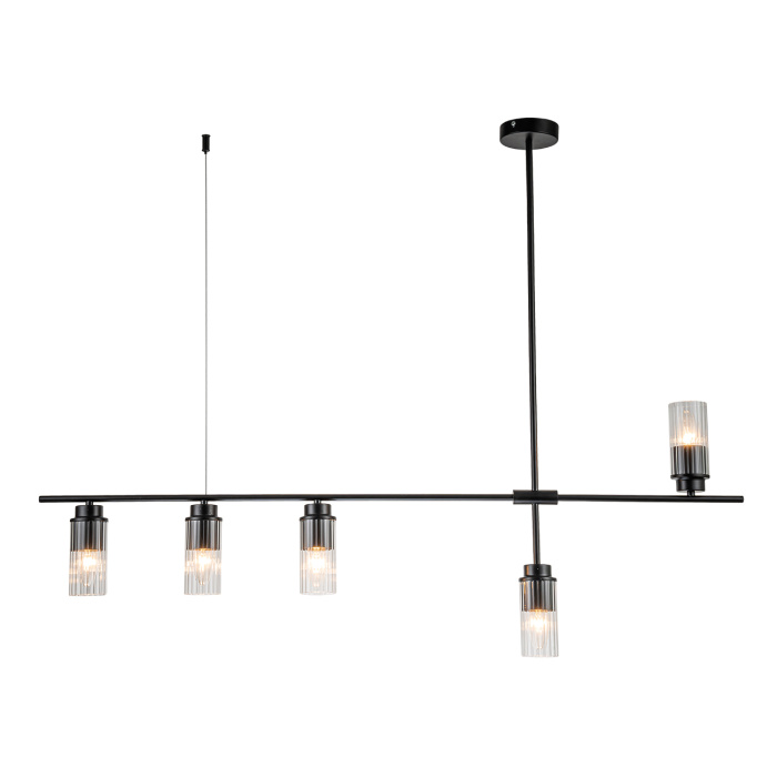 Потолочная люстра на штанге REVERSE ESCADA 2100/5P Black