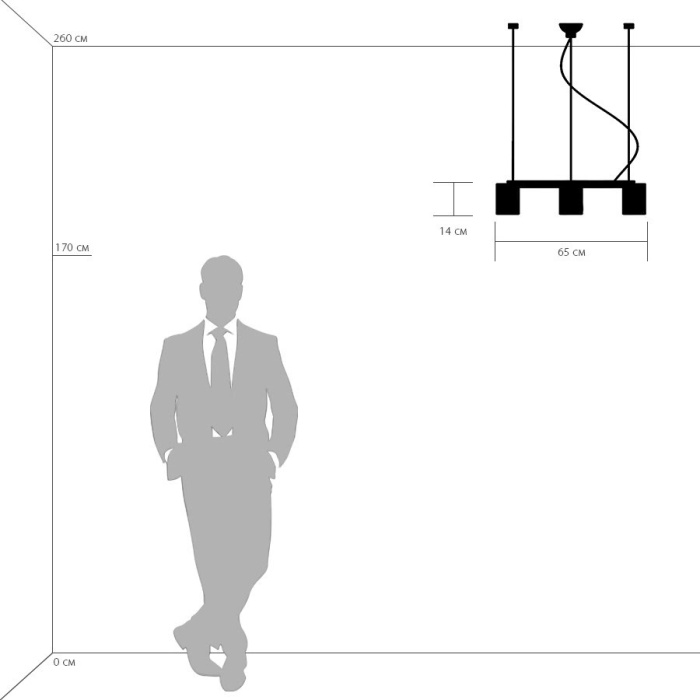 Подвесной светильник Qubica LIGHTSTAR 805060