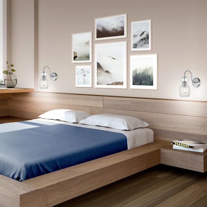 Настенный светильник GLOSS ESCADA 1141/1A Chrome/Clear