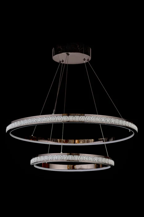 Подвесная люстра Leon Aida LE7707/800-2K Black Chrome