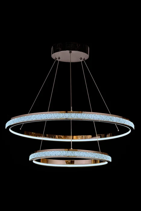 Подвесная люстра Leon Aida LE7707/800-2K Black Chrome