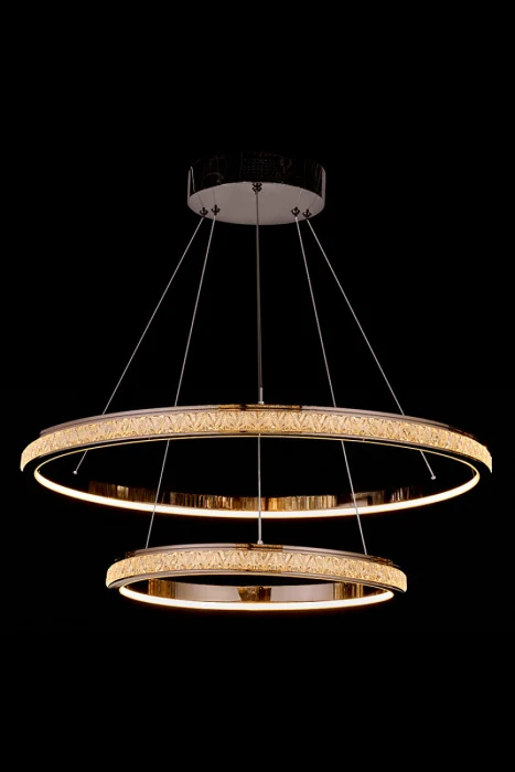 Подвесная люстра Leon Aida LE7707/800-2K Black Chrome