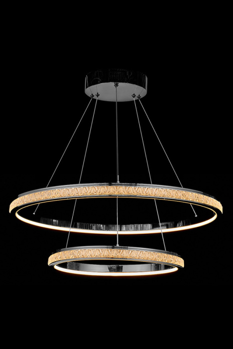 Подвесной светильник Leon Aida LE7707/800-2K Black Chrome