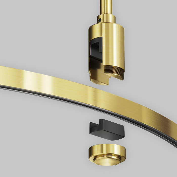 Шинопровод полукруг Maytoni Busbar trunkings Flarity TRX154-SR-D800-BS