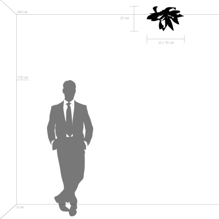 Потолочная люстра TURBIO LIGHTSTAR 754166