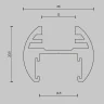 Шинопровод подвесной Maytoni Busbar trunkings Basity TRX172-R-111B