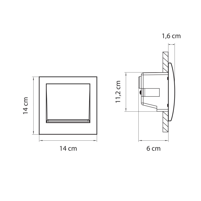 Светильник для ступеней ESTRA LIGHTSTAR 383694
