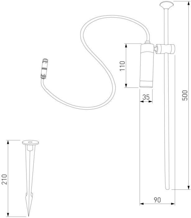 Ландшафтный светильник Elektrostandard Covert 4690389219283