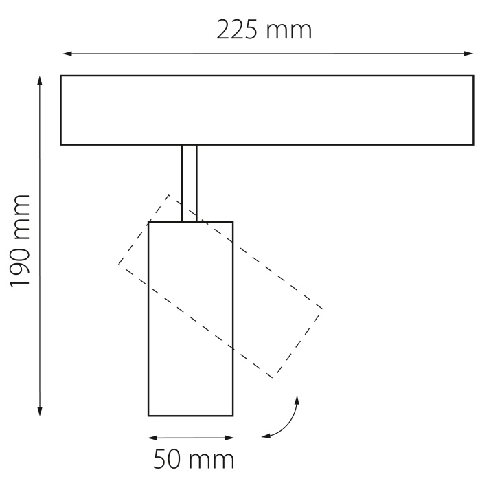 Светильник для трека PRO диммируемый APP Teta Lightstar 205026