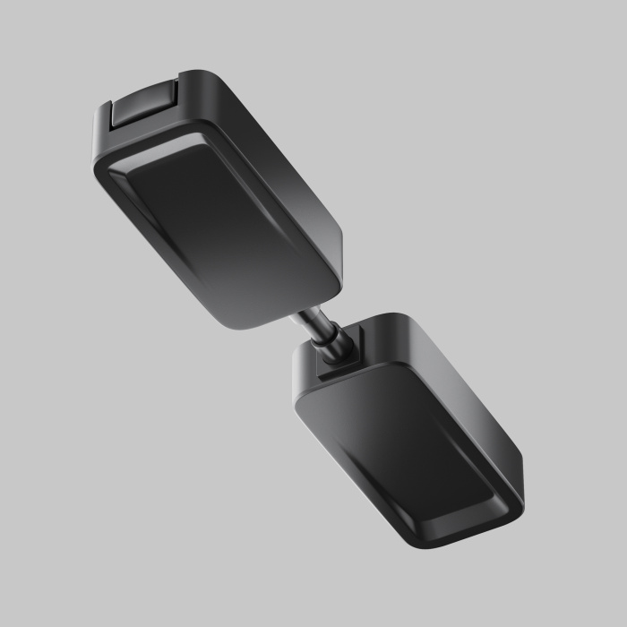 Коннектор питания прямой Radity встраиваемый черный Maytoni TRA084C-B-12