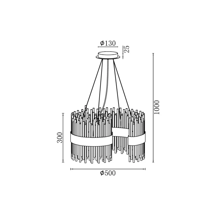 Подвесной светильник VL3244P12 Vele Luce