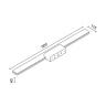 Настенный светильник Ledron LED358-600 White