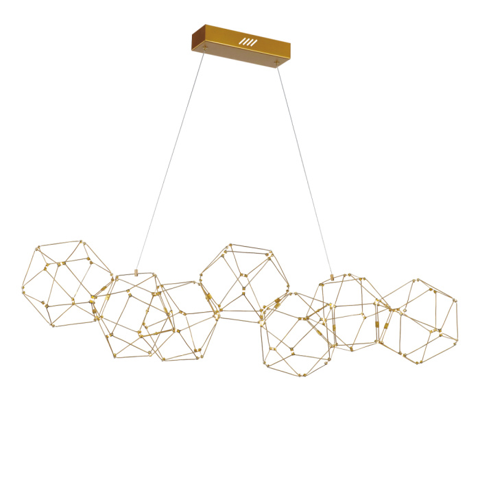 Подвесная люстра Delight Collection Lucciola MD18001068-7A matt gold