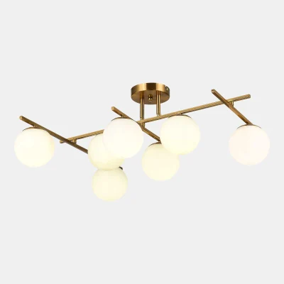 Светильник потолочный Латунь/Белый E14 7*40W SLE1195-302-07