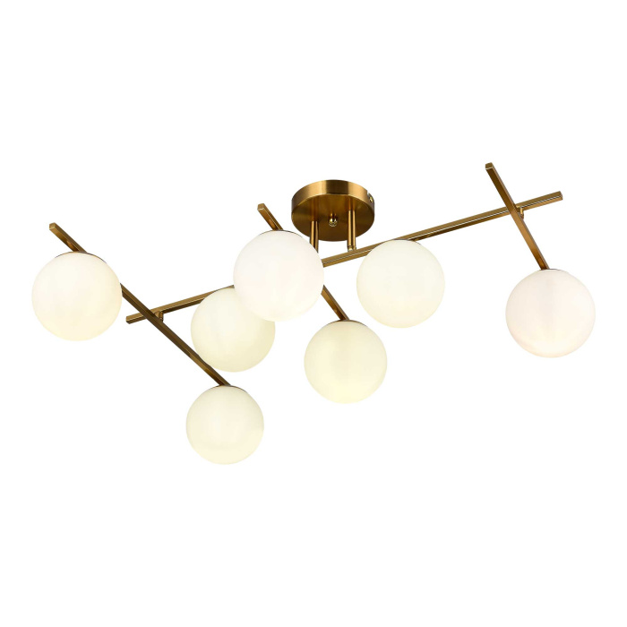 Светильник потолочный Латунь/Белый E14 7*40W SLE1195-302-07