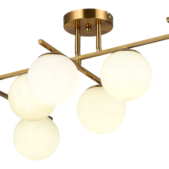 Светильник потолочный Латунь/Белый E14 7*40W SLE1195-302-07