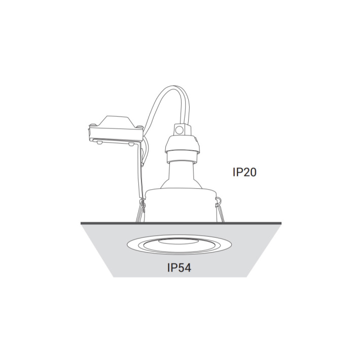 Встраиваемый светильник Nowodvorski Charlie Black 8367