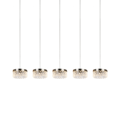 Подвесной светильник Delight Collection Diamond cut MD21020075-5B satin nickel