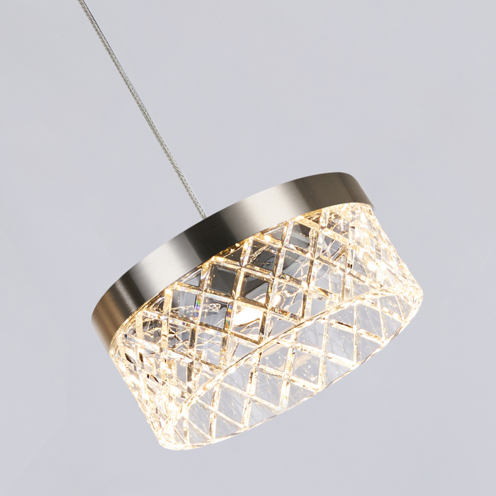 Подвесной светильник Delight Collection Diamond cut MD21020075-5B satin nickel