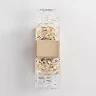 Настенный светильник Delight Collection Wall lamp 88068W gold/clear