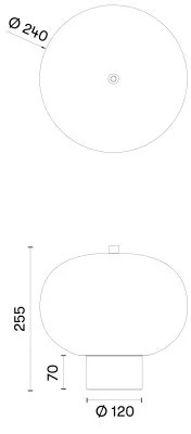 Настольная лампа Leds C4 ILARGI