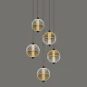 Подвесной светильник Delight Collection MD24022079 MD24022079-5A black/amber